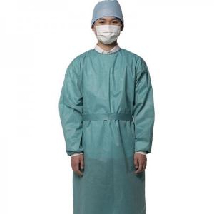 Wholesale FDA ISO13485 Green Medical Surgical Gown Reinforced Disposable Doctor Gown from china suppliers