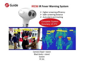 Wholesale Large Scale IR236 IR 0.3℃ Infrared Fever Screening System from china suppliers