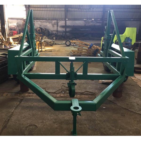 Capacity 12 Ton Cable Drum Trailer With Hand Brake and Air Brake for cable construction