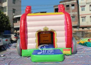 Wholesale Kids Pink Princess Carriage Inflatable Bouncy Castle Slide With Lead Free Material from china suppliers