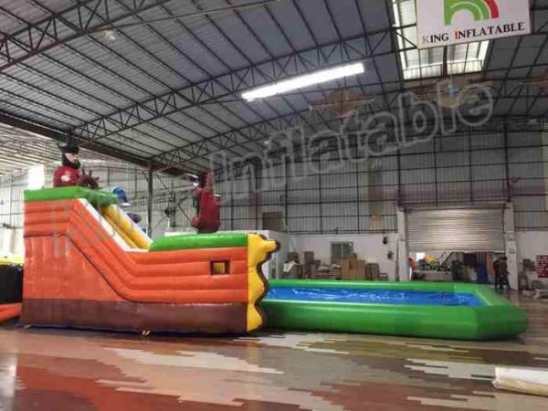 Quality Amusement Park Slide Durable Inflatable Water Fun Special For Kids / Adults for sale
