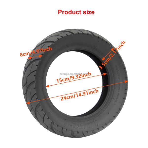 80/65-6 Road 10 Inch Solid Scooter Tyres Inflatable Tyre Zero 10x Mantis Pneumatic