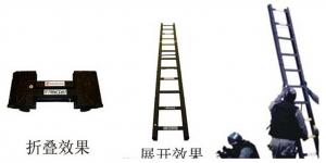 Wholesale 3.6m , 4.2m Aluminum Alloy Tactical Folding Ladder for swat , police , military from china suppliers