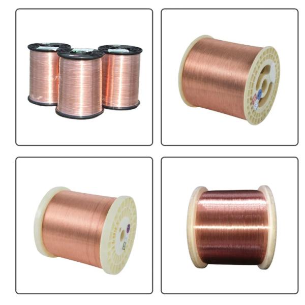 Round Pure Copper Wire 0.4mm Hot Dipped Electroplating For Electronic Applications