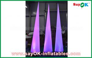 Wholesale 2.5m Nylon Inflatable LED Cone WIth LED Light CE/UL Blower Lighting Decoration from china suppliers