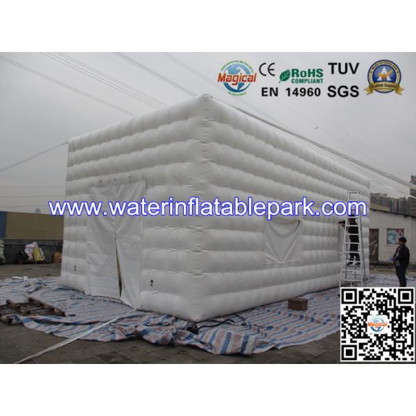 Popular Folding Giant Inflatable Cube Tent Building , Inflatable Structure