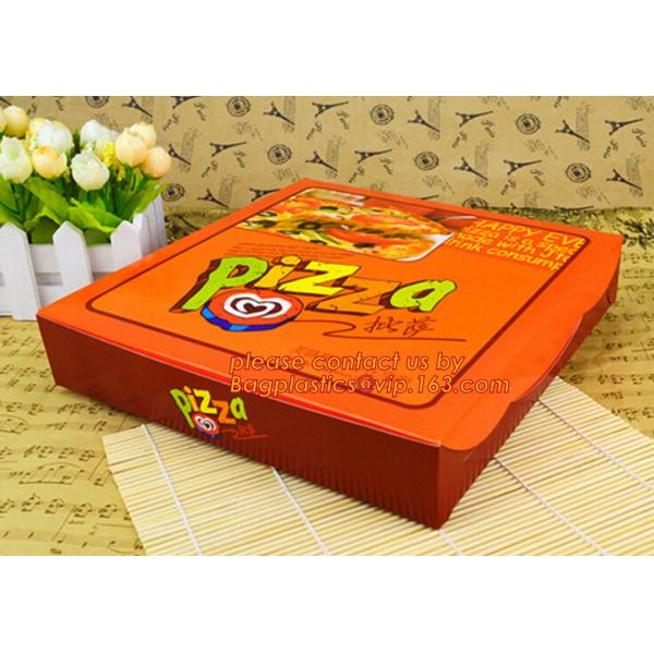 Hot Product Custom Printing Paper Cake Box ,High Quality Handle Pizza Boxes,Logo printed paper pizza packing box in chea