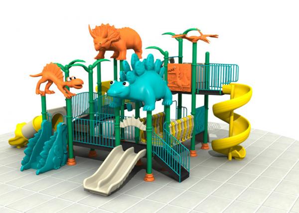 Quality Dinosaur Style Children'S Play Park Equipment With Brilliant Colors 24CBM for sale