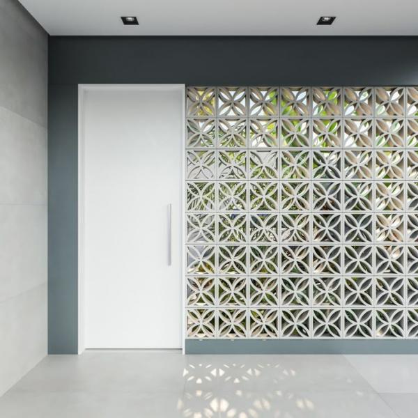 Very lightweight Foamed Ceramic Hollow Brick Facade Panels Wall Block
