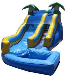 China Inflatble Slide / inflatable pool slide / inflatable giant palm pool slide on sale