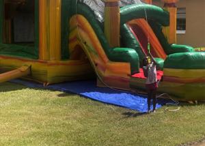 Wholesale Professional Jungle Inflatable Bounce House Castle 0.55mm PVC Material from china suppliers