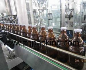 China Longway Automatic crown cap seaming machine for soft drink glass bottl on sale