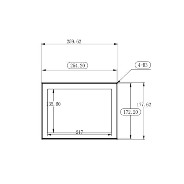 10.1-Inch Linux Embedded Industrial Touchscreen for Industrial Equipment, Retail Applications, and Medical Devices