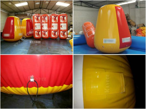 Quality Inflatable Swim buoy,Inflatable bunker,water sport game,paintball bunkers for sale