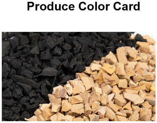Factory-Made and Elastic 2-4mm SBR Granules for Running Track and Pathway Base Layer