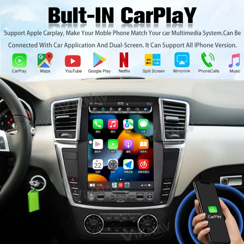Android Radio DVD Multimedia For Mercedes Benz ML GL 2012-2015 Stereo Player