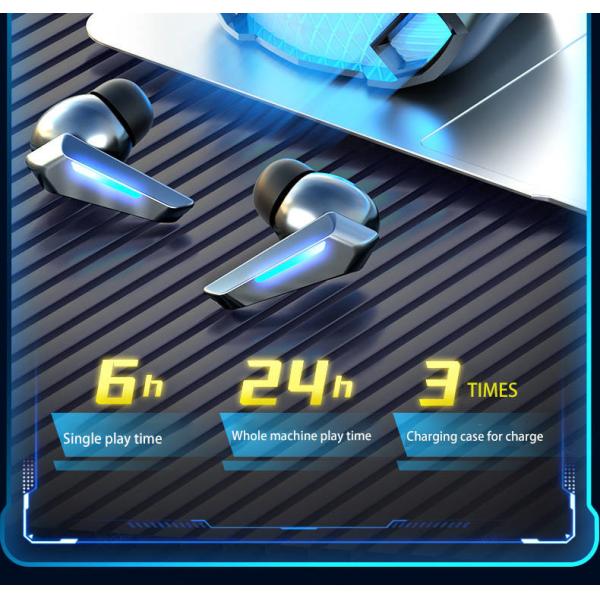 Wireless gaming earbuds long durable rechargeable electronic sports for game