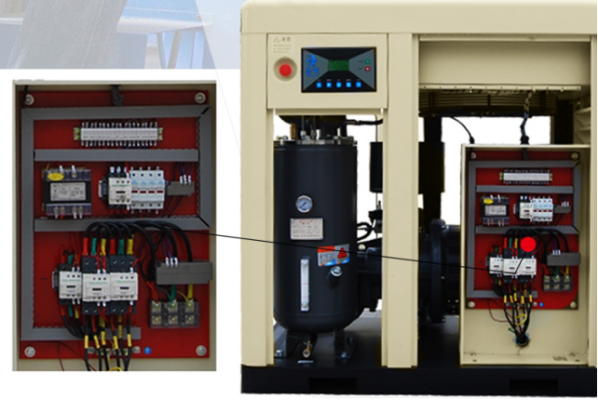 1499994365(1).png 60HP Air Compressor Machine / Quiet Air Compressor With Air Cooling System