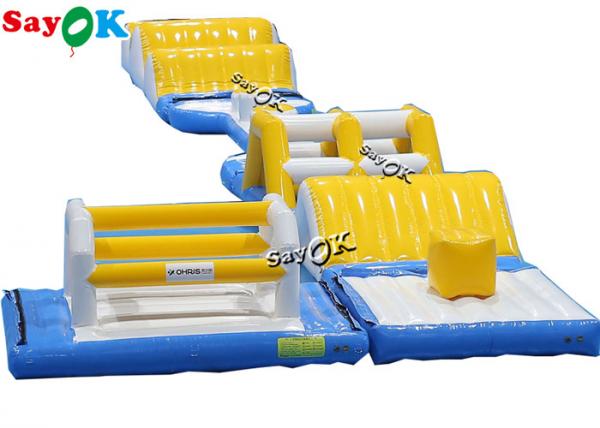 Quality Customized Giant Adult Water Inflatable Obstacle Course For Outdoor for sale