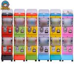 Amusement Center Gumball Vending Machine Transparent Ball Box 1-6 Coins