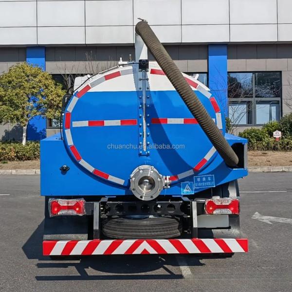 Custom's Requirement Electric Septic Tank Pumping Trucks for Waste Management Solutions and Services