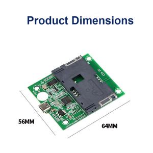 C2-BMU-00 ISO7816 Protocol IC Card Reader Module SLE4442/4428/AT24C Series T=0,