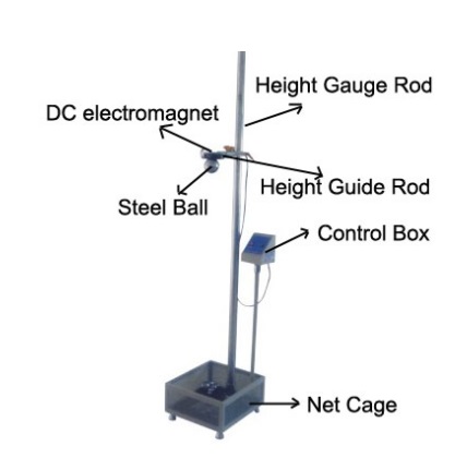 IEC60950.1 Dropping Ball Impact Testing Machine With 25g / 29g Steel Ball