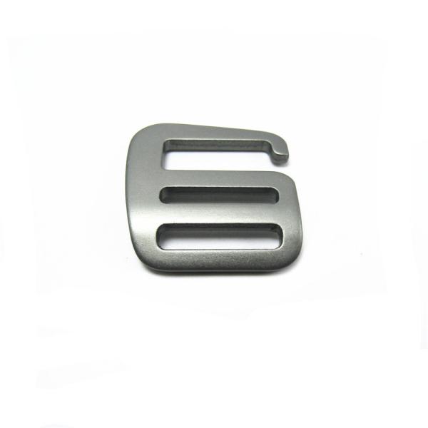 Safety Backpack Accessories Flat Or Curved 25mm Aluminium G-Shape Hook Buckle