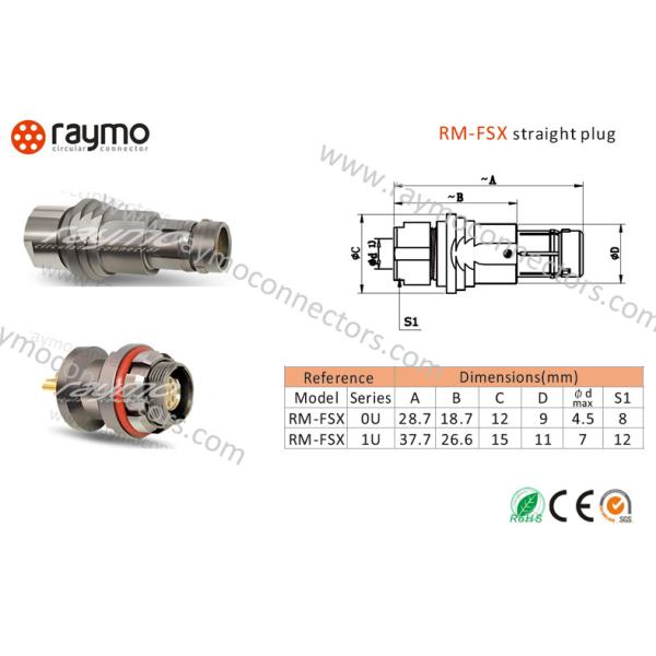 Easy Mating Industrial Circular Connectors Ensures Precise Alignment Increased Safety