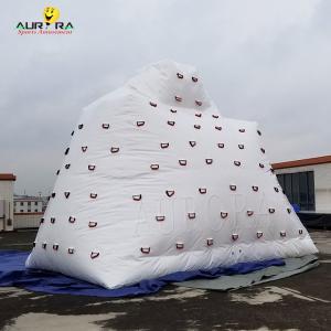 Wholesale White Ocean Aquatic Inflatable Water Toys Floating Inflatable Iceberg Climbing Wall from china suppliers
