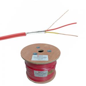 China 2.5mm 2core Copper Shielded Fire Alarm Cable with Al/Foil Shield and Copper Shielding on sale