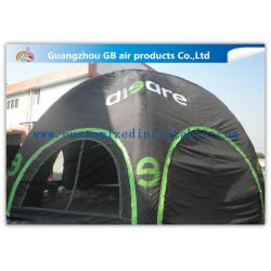 China 4 D - Ring Black Inflatable Air Tent Igloo Dome Tent for Outdoor Show for sale