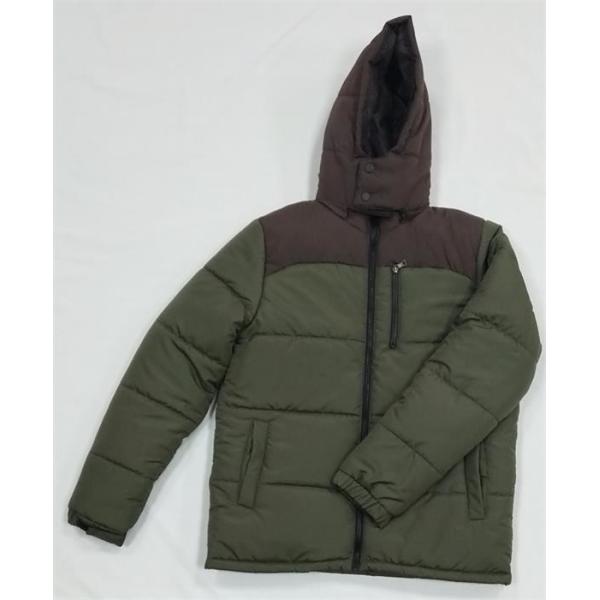 Long Mens Padded Parka Coat