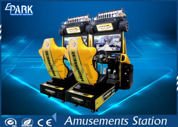 Quality Car Racing Arcade Machine For Shopping Center L1000 * W1575 * H2100 MM for sale