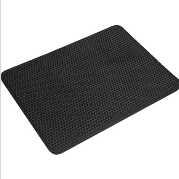 Washable Pet Accessories Double Layer Cat Litter Trapping Mat Waterproof