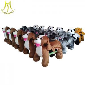Wholesale Hansel indoor plush amusement motor bike battery operated animal ride for sales from china suppliers