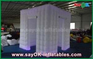 Wholesale Funny Photo Booth Props Shopping Mall Two Doors Wedding Inflatable Photo Booth Portable With Led from china suppliers