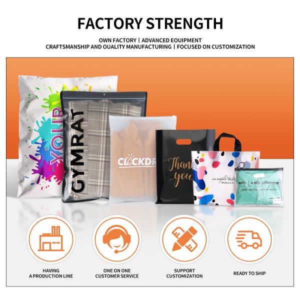Customized Logo Printed Sliding Transparent Zipper Hat Shirtpackaging Bags Biodegradable Black Frosted Zipper T-Shirt Bag