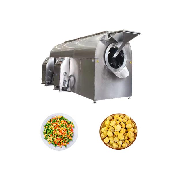 2024 New Machine Automatic Almond Nuts Roasting Machine Nuts Processing Line Peanut Roasting Line