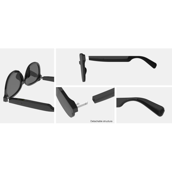 HFP Smart glasses Bluetooth 5.0 audio visual integration replaceable frame for men