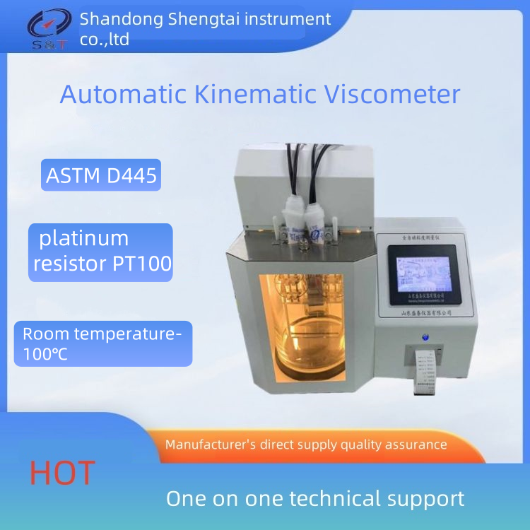 SH112C Automatic Kinematic Viscometer ASTM D445 Oil Viscosity Measuring Instrument