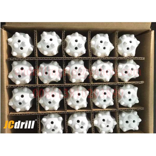 11° Tapered Button Rock Drill Bits For Small Hole / Quarry / Tunnel Bench Drilling