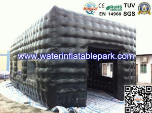 Wholesale Black PVC Advertising Inflatable Cube Tent / Inflatable Party Tent Rental from china suppliers