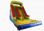 Customized Large Inflatable Water Slides , Blow Up Pool Slides For Inground