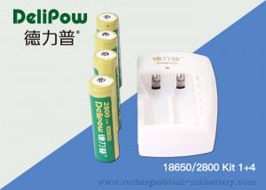 Wholesale Environmentally Friendly Rechargeable Battery Lithium , 3.7v 2200mah 18650 Lithium Battery from china suppliers