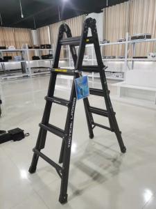 China Aluminum And Stainless Steel Folded Tactical Ladder 250kg Loading Capacity 1.52m Length on sale