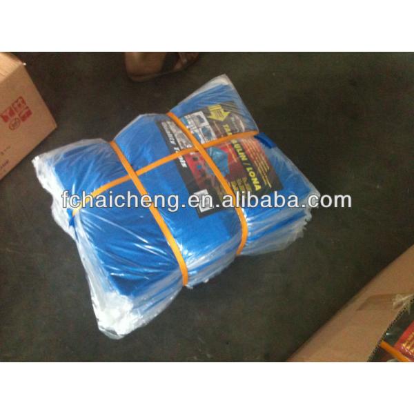 orange color finished poly tarp sheet
