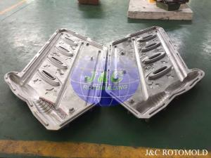 China CNC Machine Processed Aluminum Rotomoulding Moulds For Plastic Handrail Making on sale