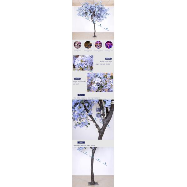 Cruciform Cherry Artificial Cherry Blossom Tree Height 2 M Width 2 M