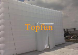 China Cube Inflatable Tent Air Structure / Inflatable White House Building Tent For Events on sale